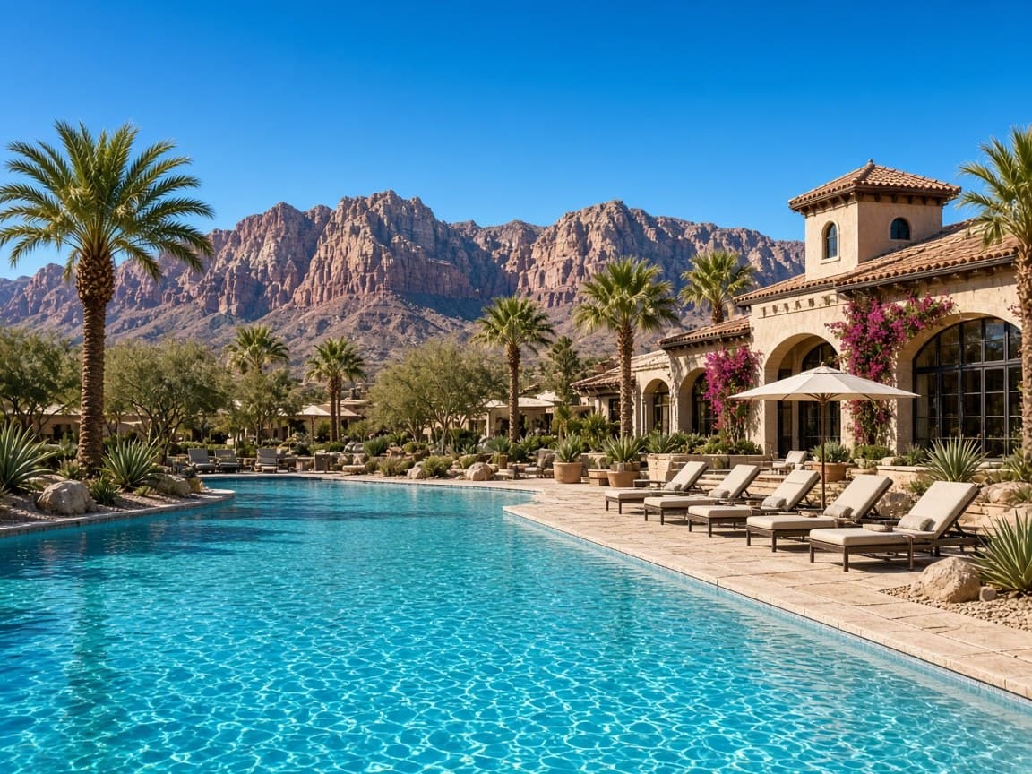 Mountain Shadows indoor pool and spa area