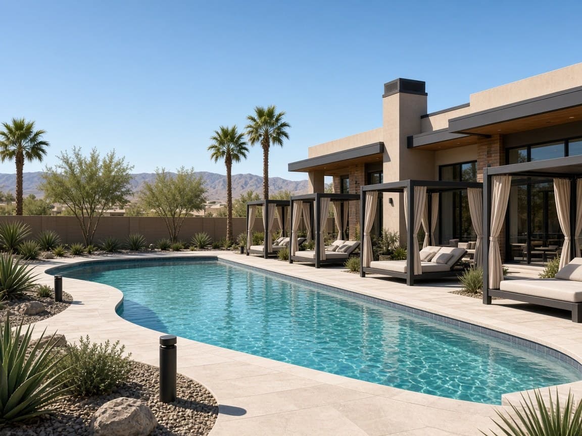 Pool and spa at Pinnacle Community Center