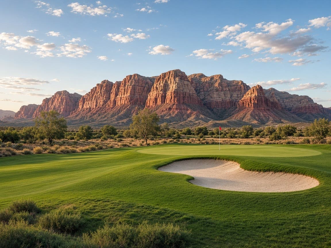 Four championship golf courses at Sun City Summerlin in Las Vegas